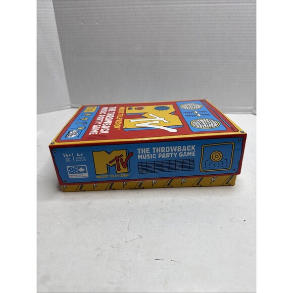 MTV The Throwback Music Party Board Game 4+ Players - Picture 3 of 14